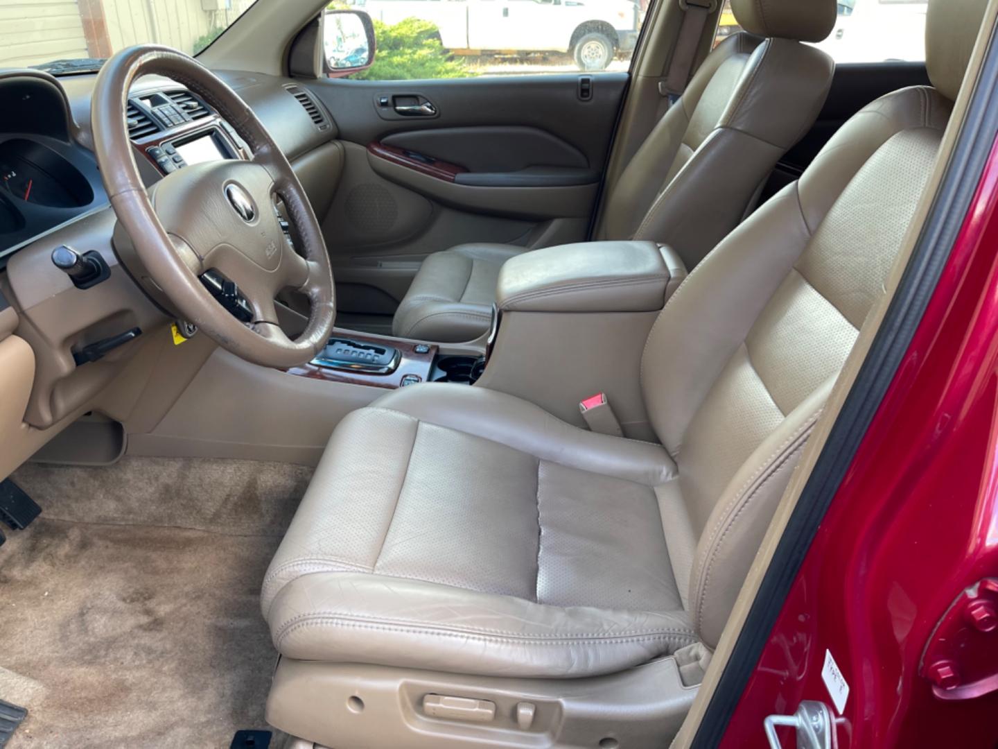 2003 Maroon /Tan Acura MDX Touring (2HNYD18923H) with an 3.5 V6 engine, AT transmission, located at 813 E Fairview Ave, Meridian , ID, 83642, (208) 336-8230, 43.618851, -116.384010 - Photo#7